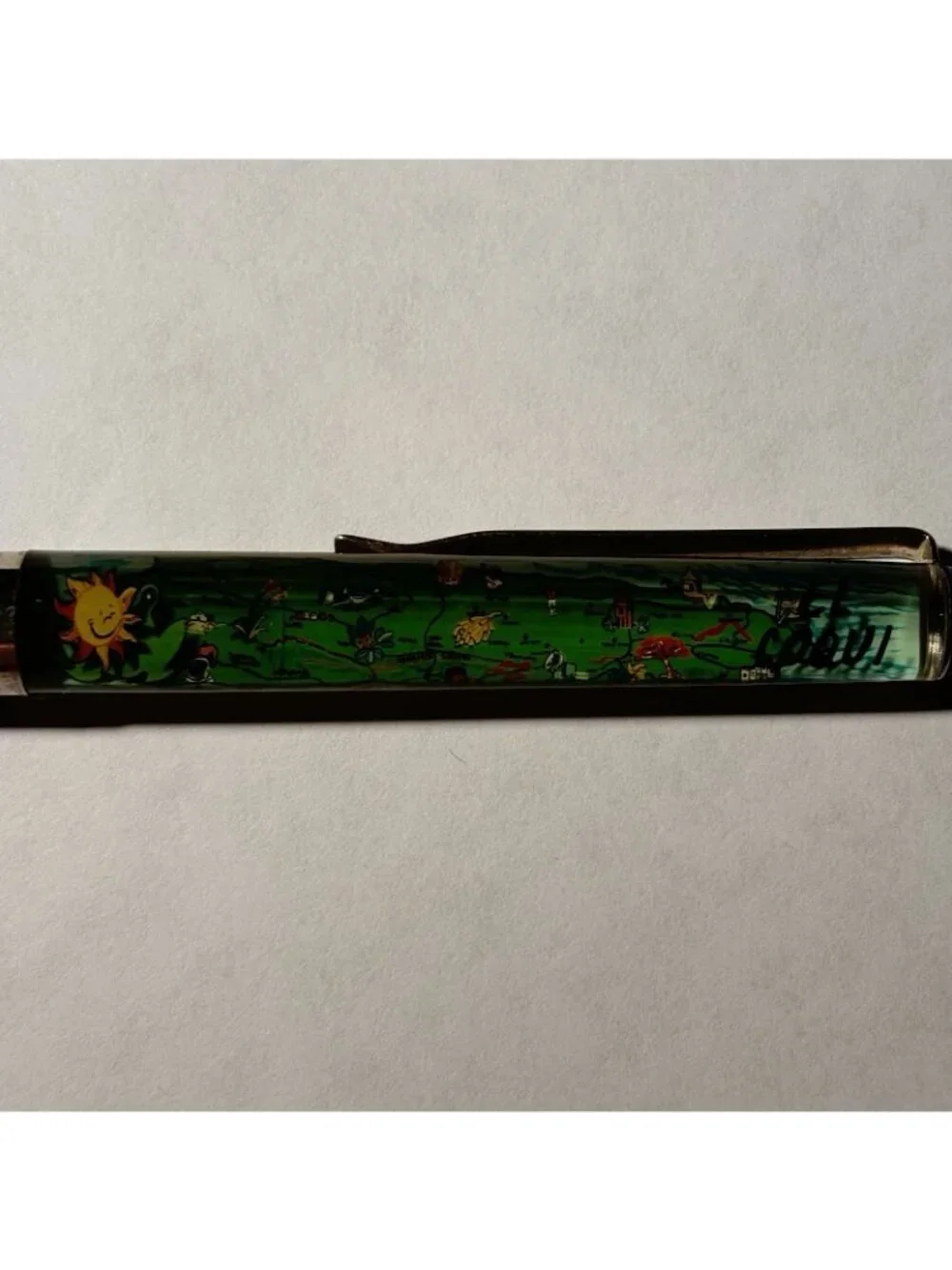 Puerto Rico Floaty Pen El Coqui Green Frog Moves by Island Map Aerial View Sun